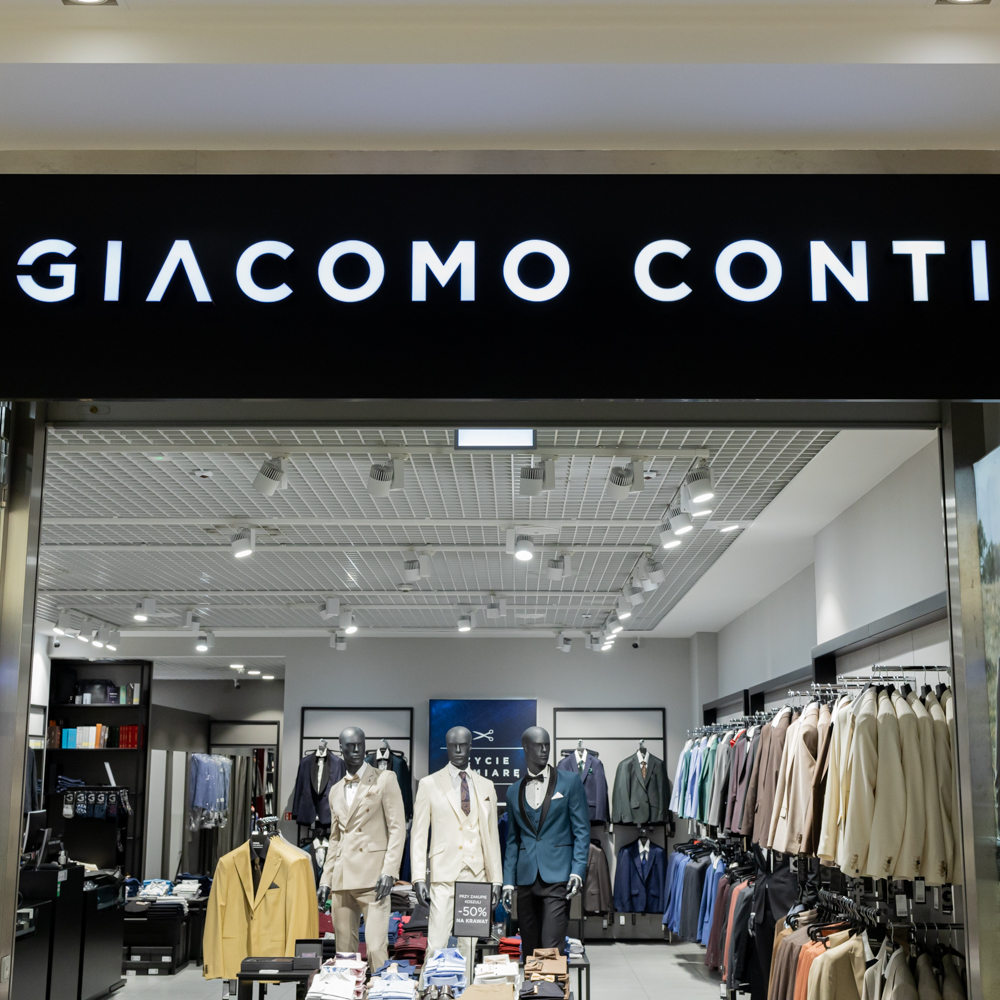 Salon mody męskiej Giacomo Conti w Galaxy Szczecin
