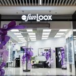 witryna sklepu sunloox w centrum galaxy