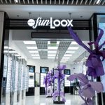 witryna sklepu sunloox w centrum galaxy
