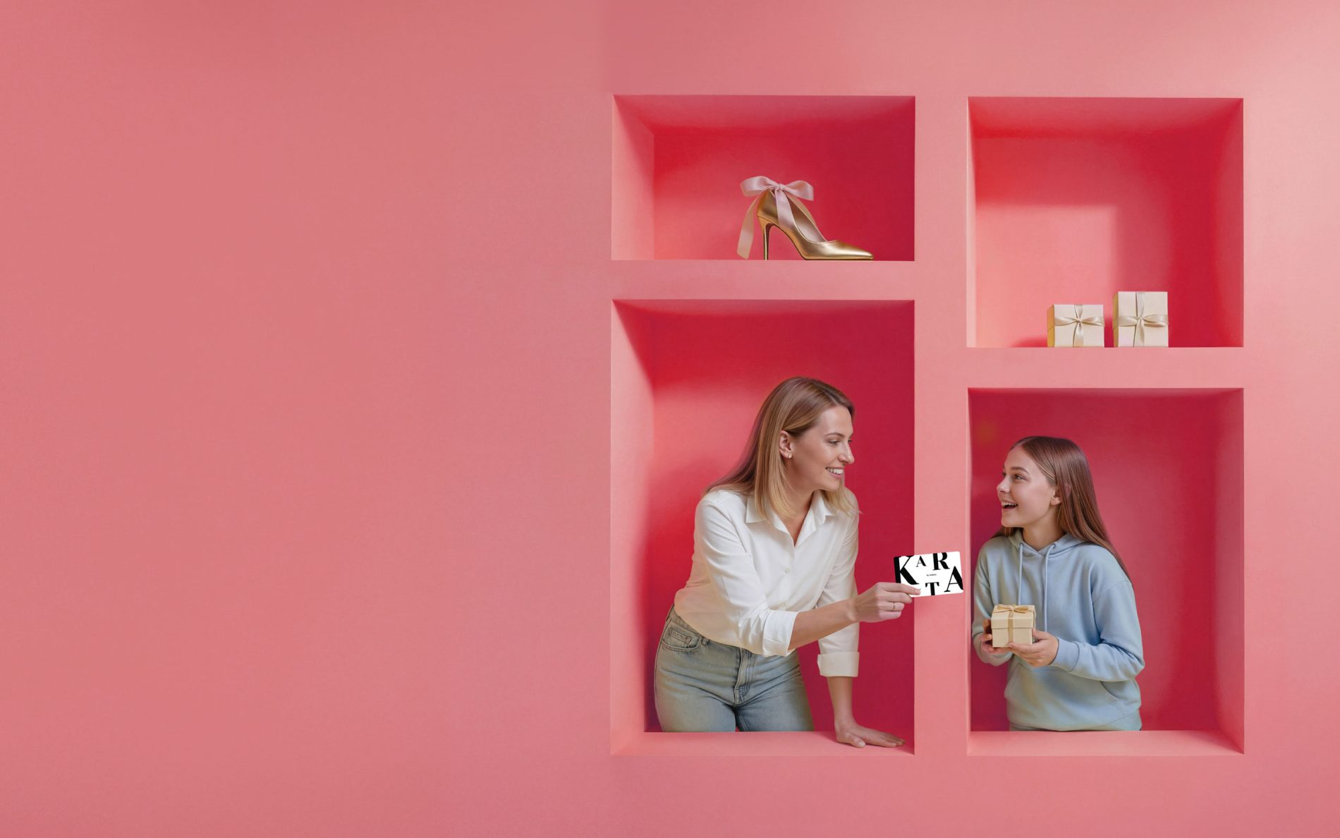 grafika prezentująca kartę podarunkową galaxy