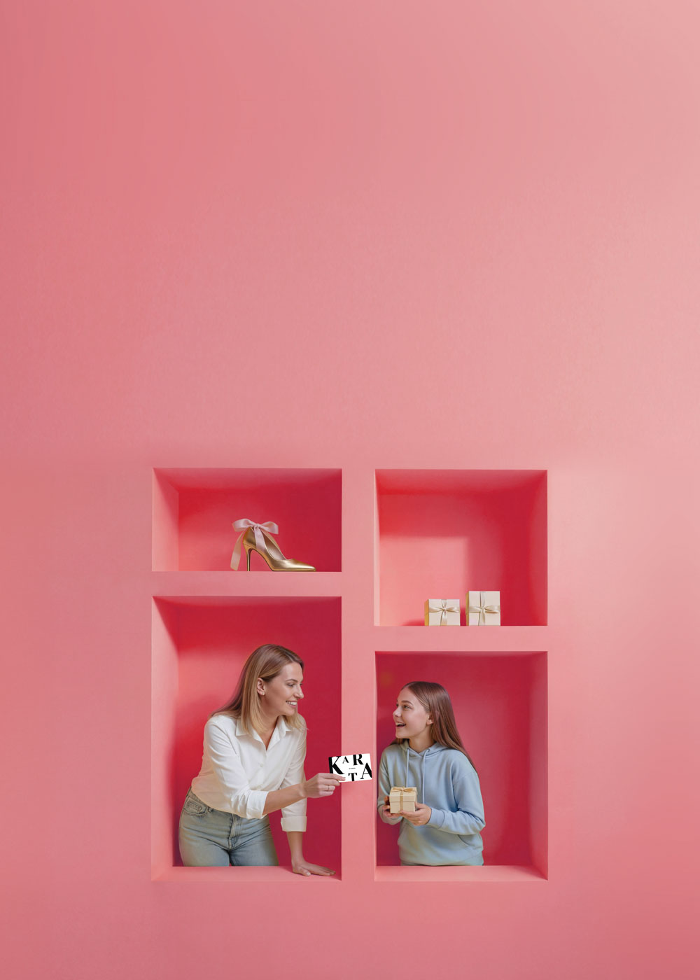 grafika prezentująca kartę podarunkową galaxy