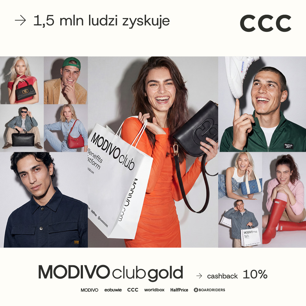 MODIVOclub GOLD CCC Galaxy Szczecin 10 procent zwrotu za zakupy