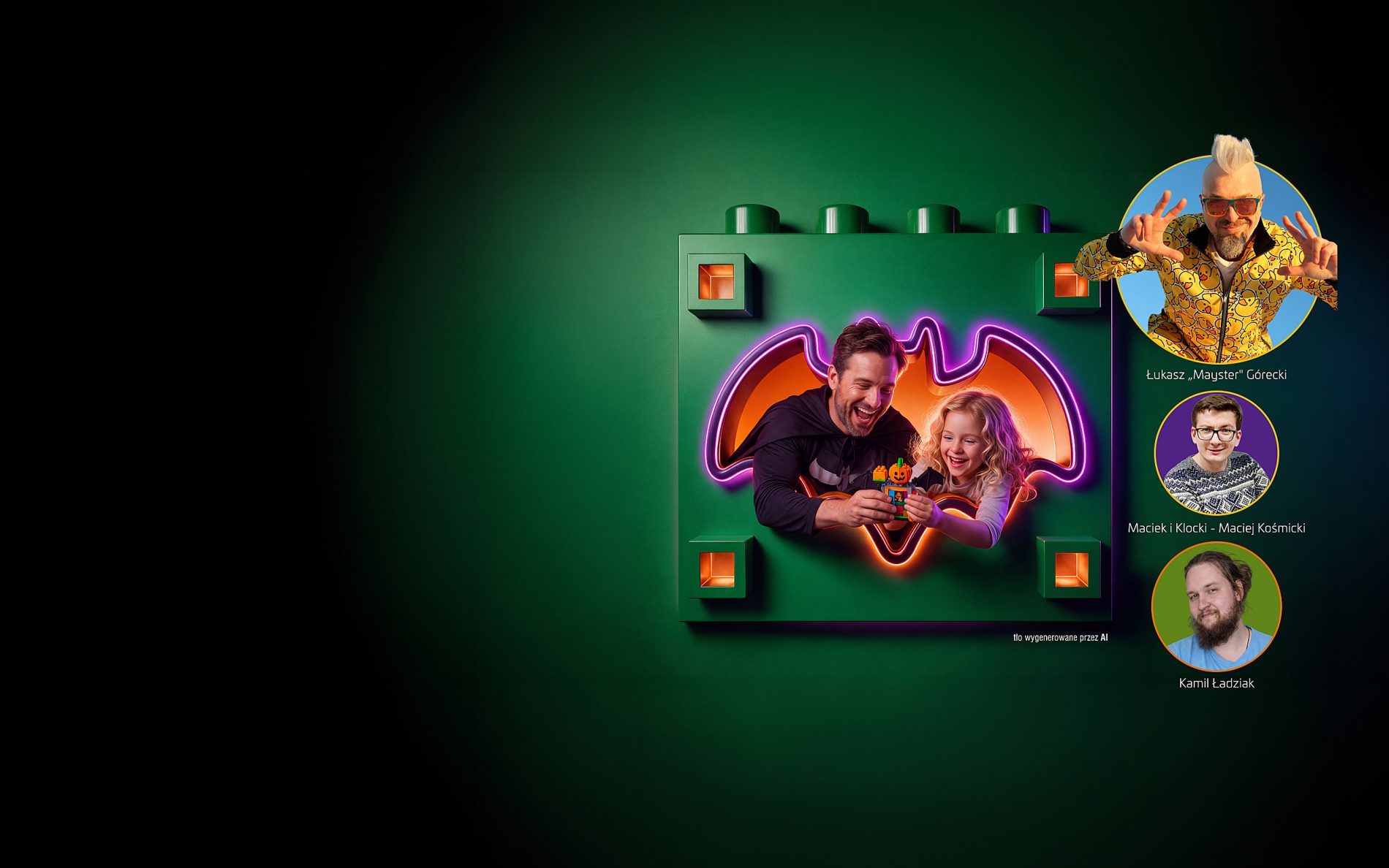 Galaxy Szczecin Galaxy Monster Lab baner desktop klocki warsztaty dla dzieci Szczecin